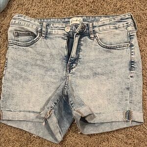Wonderly Light Blue Jean Shorts